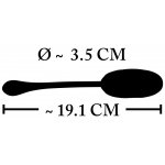 XOUXOU - VIBRO-JAJKO STYMULUJĄCE Z PILOTEM CZARNY