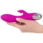 XOUXOU - SUPER MIĘKKI SILIKONOWY WIBRATOR SSĄCY FIOLETOWY