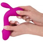 XOUXOU - SUPER MIĘKKI SILIKONOWY WIBRATOR KRÓLICZEK FIOLETOWY