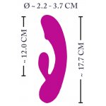 XOUXOU - SUPER MIĘKKI SILIKONOWY WIBRATOR KRÓLICZEK FIOLETOWY