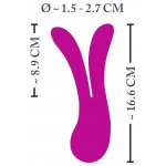 XOUXOU - PODWÓJNY WIBRATOR Z 2 SILNIKAMI 12 TRYBÓW WIBRACJI FIOLETOWY