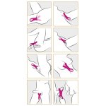 XOUXOU - PODWÓJNY WIBRATOR Z 2 SILNIKAMI 12 TRYBÓW WIBRACJI FIOLETOWY