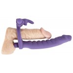 YOU2TOYS - PIERŚCIEŃ NA PENISA Z DILDO I STYMULACJĄ ŁECHTACZKI
