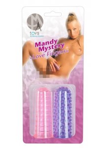 YOU2TOYS - 2 NAKŁADKI NA PALCE Z WYPUSTKAMI