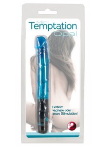 YOU2TOYS - ANALNY ELASTYCZNY WIBRATOR SMUKŁY NIEBIESKI