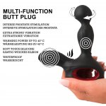 YOU2TOYS - WIBRATOR PROSTATY Z STYMULATOREM KROCZA I PIERŚCIENIEM