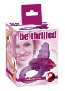 YOU2TOYS - PURPUROWY PIERŚCIEŃ NA PENISA Z MINI WIBRATOREM