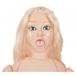 YOU2TOYS - DMUCHANA LALKA BLOND Z 3 OTWORAMI 