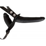 YOU2TOYS - PODWÓJNE CZARNE DILDO STRAP-ON