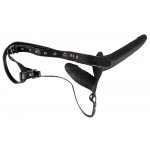 YOU2TOYS - PODWÓJNE CZARNE DILDO STRAP-ON