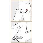 YOU2TOYS - PIERŚCIEŃ NA PENISA Z RAMIENIEM DO KROCZA