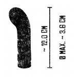 YOU2TOYS - WIBRATOR Z ZAKRZYWIONĄ KOŃCÓWKĄ DO STYMULACJI