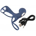 YOU2TOYS - RĘKAW NA PENISA Z PIERŚCIENIEM NA JĄDRA I WIBRATOR