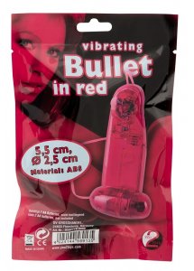 YOU2TOYS - CZERWONY VIBRO-BULLET Z PILOTEM