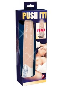 YOU2TOYS - NATURALNY WIBRATOR Z FUNKCJĄ PCHANIA 28CM