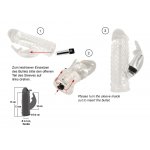 YOU2TOYS - NAKŁADKA NA PENISA ZE STYMULATOREM ŁECHTACZKI