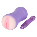 YOU2TOYS - PURPUROWY MASTURBATOR Z MINI WIBRATOREM