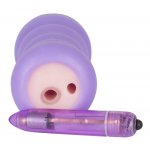YOU2TOYS - PURPUROWY MASTURBATOR Z MINI WIBRATOREM