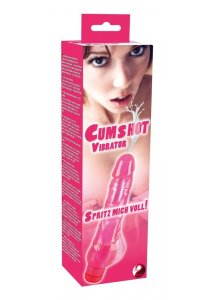 YOU2TOYS - RÓŻOWY WIBRATOR CUMSHOT WCHŁANIAJĄCY CIECZ