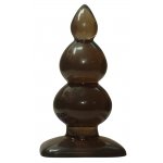 YOU2TOYS - KULKOWY KOREK ANALNY Z 3 KULKAMI CZARNY