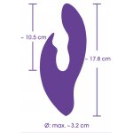 YOU2TOYS - WIBRATOR KRÓLICZEK ZE STYMULATOREM ŁECHTACZKI