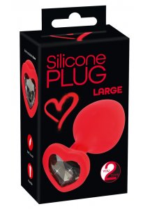YOU2TOYS - KOREK ZATYCZKA ANALNA KSZTAŁT SERCA 9,3