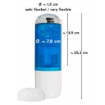 YOU2TOYS - ŁADOWALNY 3-FUNKCYJNY MASTURBATOR BIAŁY/NIEBIESKI