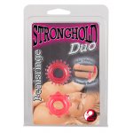 YOU2TOYS - 2 CZERWONE PIERŚCIENIE EREKCYJNE NA PENISA