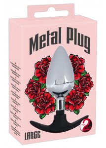 YOU2TOYS - METALOWA WTYCZKA ANALNA DUŻA(11,4CM)