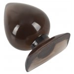 YOU2TOYS - KOREK ANALNY W KSZTAŁCIE STOŻKA CZARNY 13CM