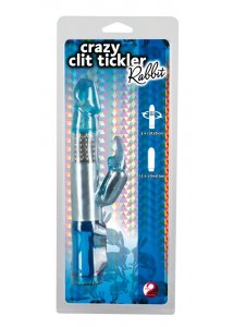 YOU2TOYS - NIEBIESKI WIBRATOR PERŁOWY KRÓLICZEK 22CM