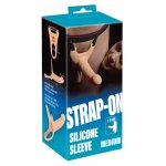 YOU2TOYS - NATURALNE DILDO NA PASKU STRAP-ON 13,5CM