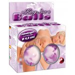 YOU2TOYS - KULKI MIŁOSNE DO TRENINGU BIAŁO/FIOLETOWE