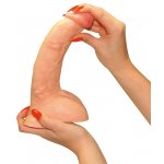 YOU2TOYS - DUŻE NATURALNE DILDO Z ŻOŁĘDZIEM I ŻYŁKAMI 23CM