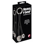 YOU2TOYS - PIERŚCIEŃ NA PENISA Z 2 CIĘŻARKAMI ANALNYMI