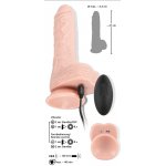 MEDICAL SILICONE - REALISTYCZNY WIBRATOR WSTRZĄSOWY 21CM
