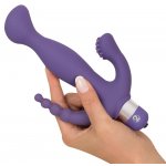YOU2TOYS - STYMULUJĄCY WIBRATOR Z 3 KOŃCÓWKAMI FIOLETOWY
