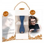 JULIE LOVETOYS - ELASTYCZNY WIBRATOR ZE STYMULACJĄ ŁECHTACZKI NIEBIESKI