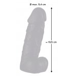 YOU2TOYS - REALISTYCZNE DILDO BIG DONG FIOLETOWE