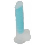 YOU2TOYS - REALISTYCZNE DILDO W TURKUSOWYM KOLORZE 20,5CM
