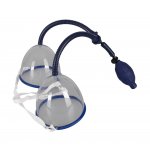 YOU2TOYS - PRZYSSAWKI DO PIERSI Z POMPKĄ PRZEZROCZYSTE