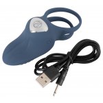 YOU2TOYS - PODWÓJNY PIERŚCIEŃ NA PENISA I JĄDRA ZE STYMULACJĄ