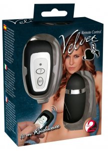 YOU2TOYS - CZARNE STYMULUJĄCE JAJECZKO Z PILOTEM