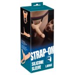 YOU2TOYS - NATURALNE DILDO NA PASKU STRAP-ON 16CM