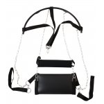 YOU2TOYS - CZARNA HUŚTAWKA MIŁOSNA Z SIEDZISKIEM