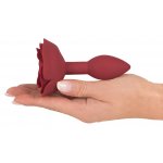 YOU2TOYS - SILIKONOWY KOREK ANALNY RÓŻA CZERWONY