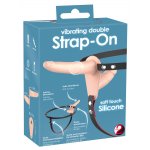YOU2TOYS - UPRZĄŻ STRAP-ON Z PODWÓJNYM DILDO WIBROBULLETEM