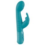 YOU2TOYS - WIBRATOR KRÓLICZEK DOPPELKOPF TURKUSOWY
