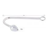 YOU2TOYS - WTYCZKA ANALNA Z HAKIEM DO NIEWOLI 24CM