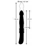 YOU2TOYS - WIBRATOR ANALNY Z FUNKCJĄ ,,THRUST'' 30CM